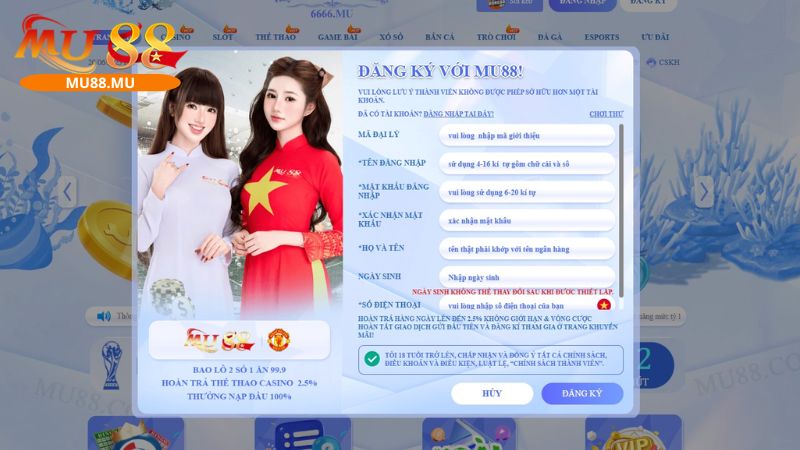 Cách đăng ký đơn giản